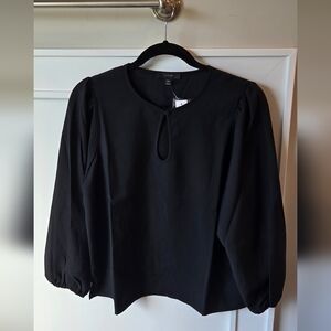 J. Crew Women's Keyhole Blouse In Black #5